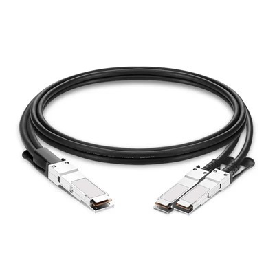 100G QSFP28 až 2x 50G SFP28 Pasívny priamy pripevnený kábel meďnatého (DAC)