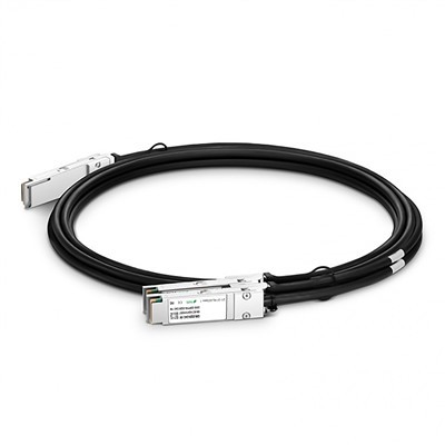 200G QSFP56 až 2 × 100G QSFP56 Pasívny priamy pripevnený kábel meďnatého (DAC), 1. 5-3 m